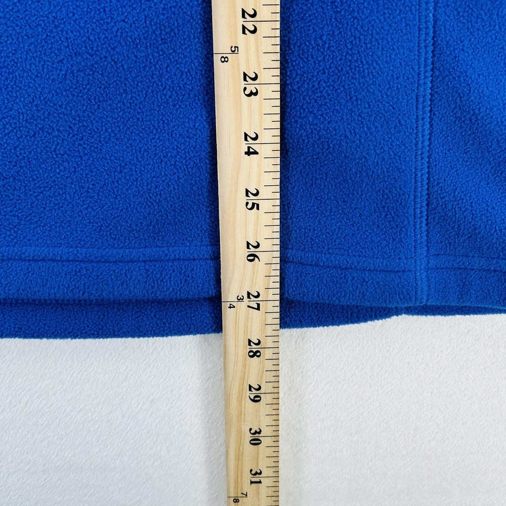 Lands' End Sweatshirt Womens Large 14-16 Blue Fleece 1/4 Zip Pullover Winter - Picture 5 of 16